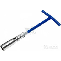 Сталь Ключ свечной-трубка Т-образный с шарниром 21х250 мм Сталь Ключ свечной-трубка Т-образный с шарниром 21х250 мм