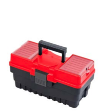 Ящик для инструментов с лотком и полиамидными замками 15" Haisser