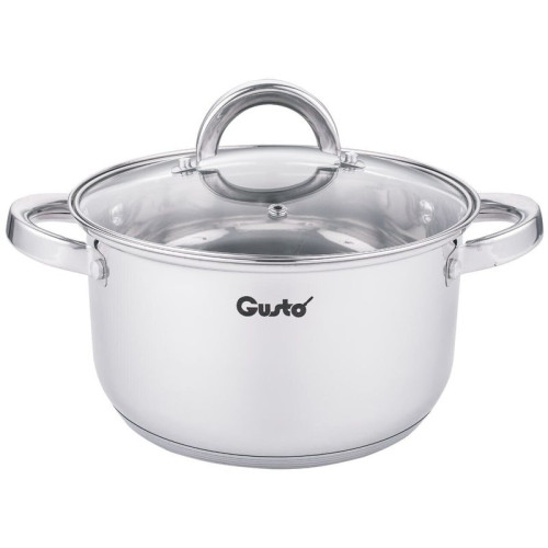 Кастрюля GT-1106-22 SOLO PLUS Gusto 22 см, 4,2 л купить по оптовой цене с доставкой в магазине Ellada.com.ua