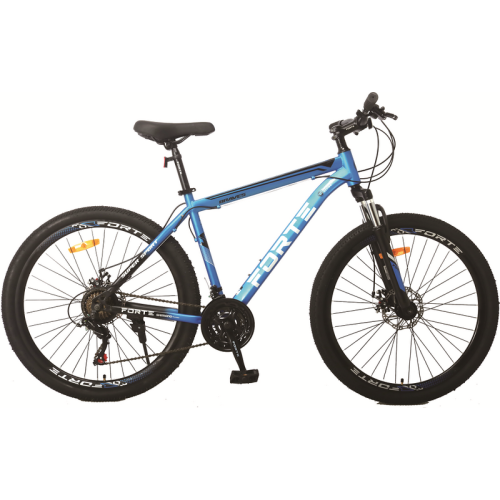 Велосипед Forte Braves МТВ 27,5"/19" (117840) голубой купить по оптовой цене с доставкой в магазине Ellada.com.ua