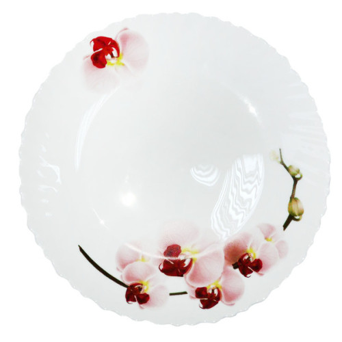 Тарелка обеденная Vittora VT-1220O Орхидея 220 мм купить по оптовой цене с доставкой в магазине Ellada.com.ua