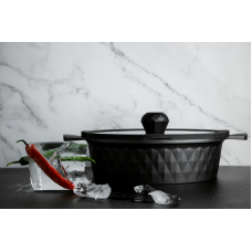 PEPPER Кастрюля - жаровня Black ice (greblon C2) 4.2 л