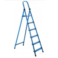 Works 406 Стремянка металлическая 6 ступеней