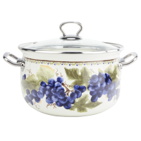 Gusto GT-T-222-G Кастрюля Виноградная ветка Premium 22 см 5.1 л