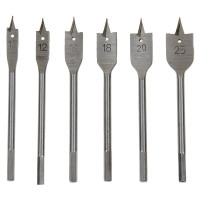 WERK Набор перьевых свёрл по дереву 6 шт