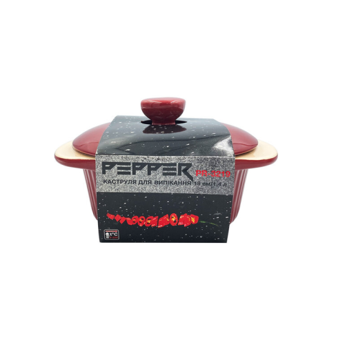 Кастрюля для выпечки PR-3219 PEPPER 19 см купить по оптовой цене с доставкой в магазине Ellada.com.ua