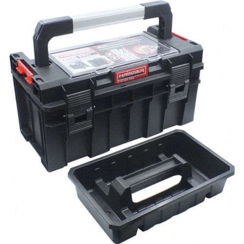 Ящик для инструментов SYSTEM PRO 500 Haisser 450*260*240 мм купить по оптовой цене с доставкой в магазине Ellada.com.ua