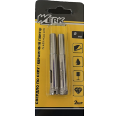 Коронка алмазная по керамике и стеклу 10 мм Werk