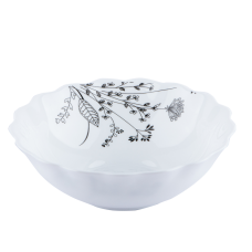 Тарелка десертная V-190BW Черно-белое соцветие Wave Vittora 190 мм