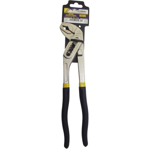 Сталь 41064 Клещи переставные 300 мм купить по оптовой цене с доставкой в магазине Ellada.com.ua