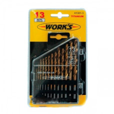 WORKS H1301-3 Набор сверл 13 шт
