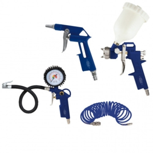 Werk KIT-4G Набор пневмоинструментов купить по оптовой цене с доставкой в магазине Ellada.com.ua