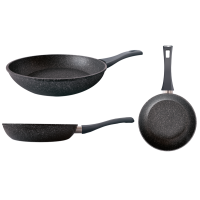 Сковорода GUSTO GT-2104-24 покрытие Marble 240х48 мм Сковорода GUSTO GT-2104-24 покрытие Marble 240х48 мм