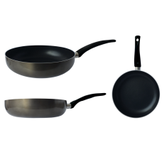 Сковорода глубокая GUSTO GT-2101-22 покрытие Xylan 220x50 мм