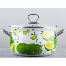 Gusto GT-T-218-LI Кастрюля Яркие лаймы Premium 18 см 3.1 л