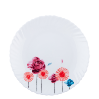 Тарелка десертная V-190AF Акварельные цветы wave Vittora 190 мм