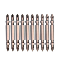 Набор бит двухсторонних Haisser PH2/PH2 х45мм 10шт Набор бит двухсторонних Haisser PH2/PH2 х45мм 10шт