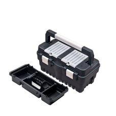 Ящик для инструментов с лотком и металлическими замками 18.5" Haisser