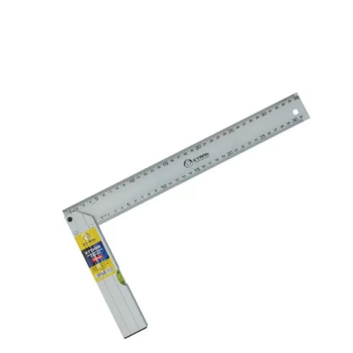 Сталь 24261 Угольник алюминиевый с уровнем 300 мм купить по оптовой цене с доставкой в магазине Ellada.com.ua