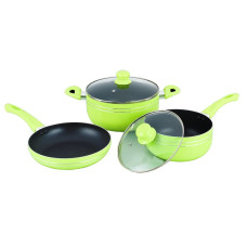 Набор посуды GT-2405/1 зеленый Gusto 5 предметов