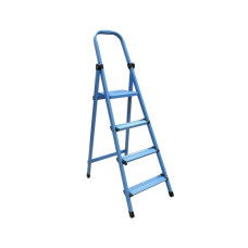 Стремянка металлическая Werk 224 (4 ст., синяя)