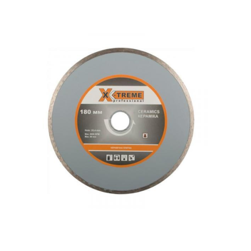 X-TREME 180x5x25.4мм Круг алмазный по плитке купить по оптовой цене с доставкой в магазине Ellada.com.ua