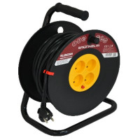 Удлинитель на катушке RL15G20M 4 розетки Grunhelm 20 м