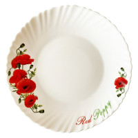 Тарелка обеденная V-220P Красные маки Wave Vittora 220 мм