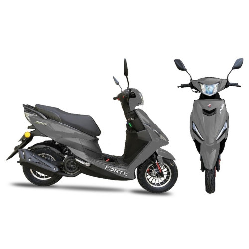 Скутер FORTE NEW JOG 80CC серый купить по оптовой цене с доставкой в магазине Ellada.com.ua