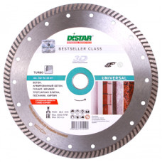 Круг алмазный отрезной Distar Turbo Bestseller Universal (230x2.6x9x22.23 мм)