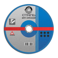 СТАЛЬ Круг отрезной по металлу - 115х1,6х22,23мм (201103)