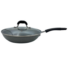 Сковорода с крышкой GUSTO GT-2107-24/1 покрытие GRANITE 240*48 мм