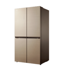Многодверный холодильник MDMN178D83KG бежевое стекло Grunhelm