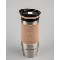 Термокружка Grunhelm GTC203 / GTC204 380 мл бежевая / коричневая