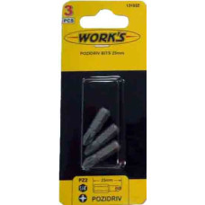 Works Набор бит 3 шт Works Набор бит 3 шт