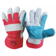 Werk WE2130 Перчатки комбинированные кожа + ткань