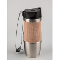 Термокружка Grunhelm GTC201 / GTC202 380 мл бежевая / голубая Термокружка Grunhelm GTC201 / GTC202 380 мл бежевая / голубая