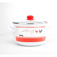 Gusto GT-T-124-C Кастрюля Веселые цыплята 24см 5.7л