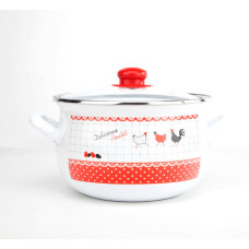 Gusto GT-T-124-C Кастрюля Веселые цыплята 24см 5.7л