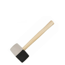 Сталь 44077 Киянка резиновая черно - белая 450 г