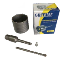 Коронка по бетону SDS-plus 65мм Свитязь Коронка по бетону SDS-plus 65мм Свитязь