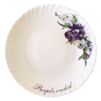 Тарелка обеденная V-220PO Фиолетовая орхидея Wave Vittora 220 мм