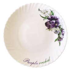 Тарелка обеденная V-220PO Фиолетовая орхидея Wave Vittora 220 мм