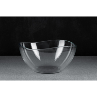 Салатник VS-6188 стеклянный Волна 210 мм, 1880 мл, VERSAILLES