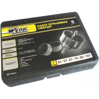 Набор кольцевых сверл Werk WE100331 (9 шт)