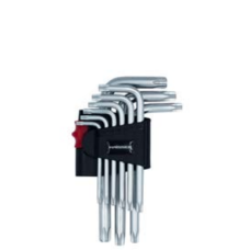 Haisser 48114 Набор Г-образных ключей TORX с отверстием