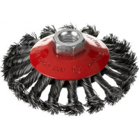 Щетка конусная из плетенной проволоки М14 X-TREME XT107615/7124615 115 мм