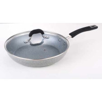 Сковородка с крышкой GUSTO GT-2107-28/1 GRANITE 280*53 мм