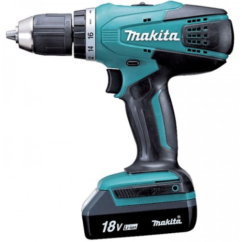 Makita DF457DWE Аккумуляторная дрель-шуруповерт купить по оптовой цене с доставкой в магазине Ellada.com.ua