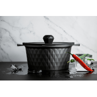 PEPPER Кастрюля Black ice (greblon C2) 2.5 л